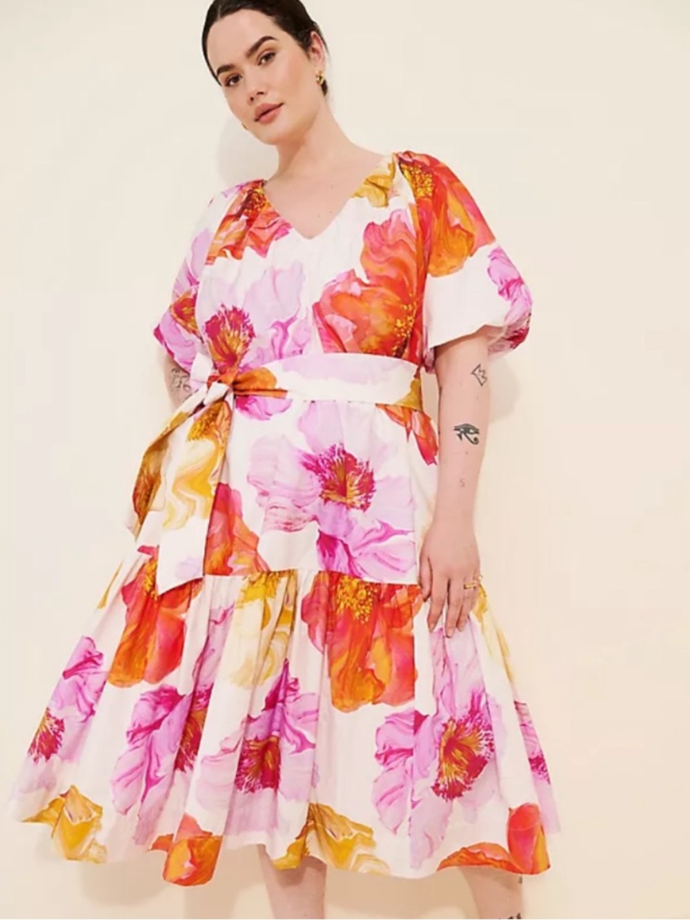 Anthropologie Short-Sleeve Midi Tent Dress 3X